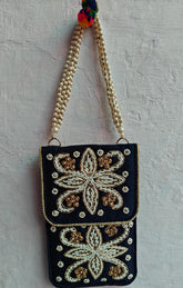 Indische Designer-Handytasche, Seiden-Handytasche mit Taillenclip, Handytasche, Samsung iPhone-Tasche mit Saree-Haken-Handarbeit